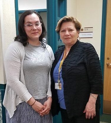 Rosa Franco and Olga Ramirez