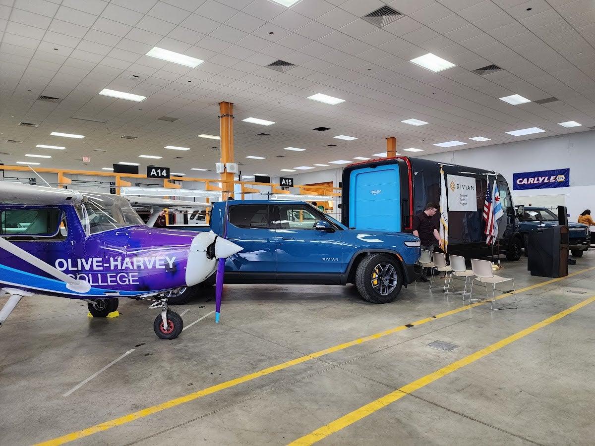 Olive-Harvey College celebrates first Rivian Technical Trades program graduates