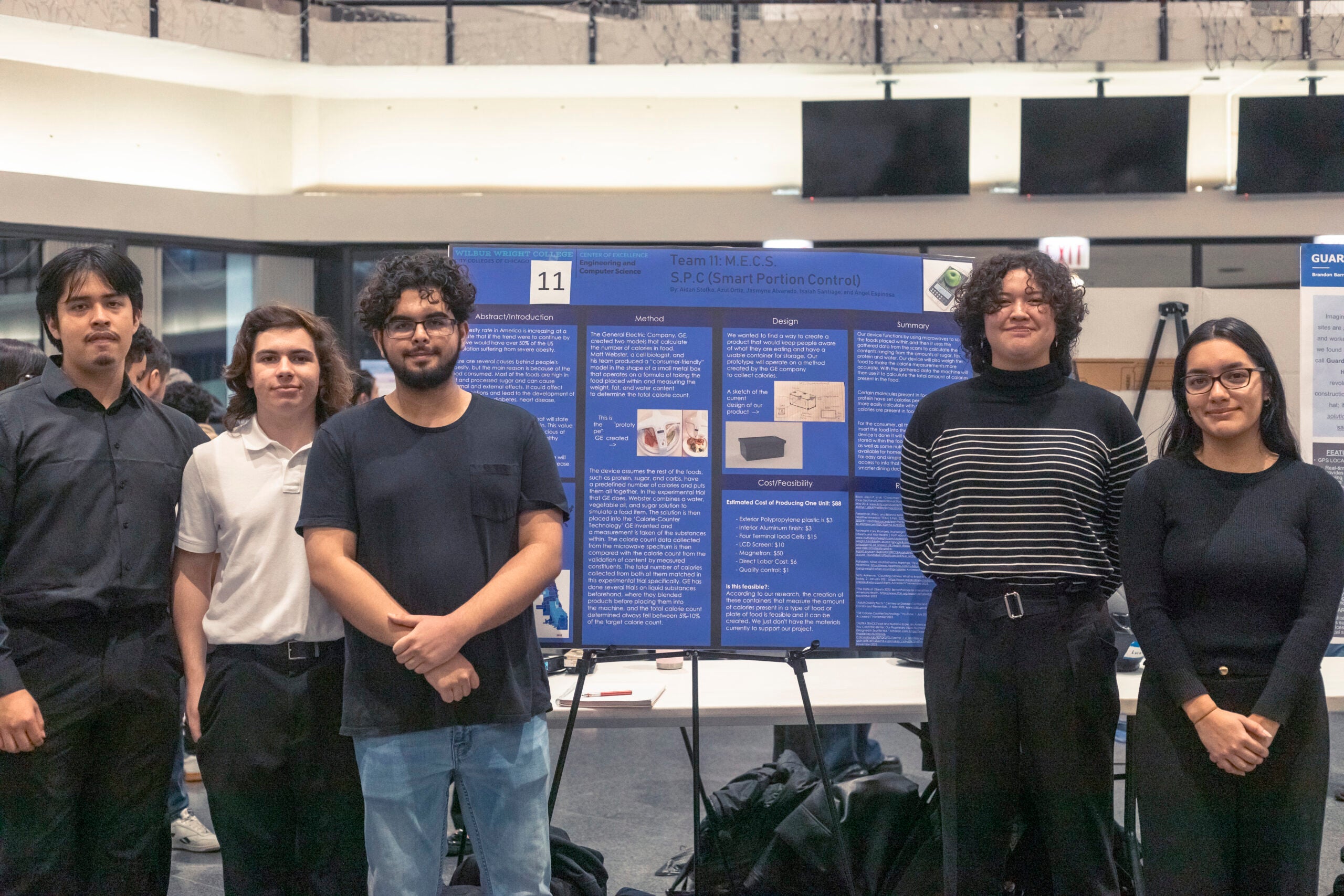 Wilbur Wright College hold Engineering Competition, award winners.